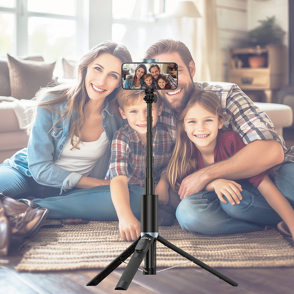 Jmary KT-259 360 Derece Dönebilen Kablosuz Kumandalı Tripod ve Selfie Çubuğu Jmary KT-259 360 Derece Dönebilen Kablosuz Kumandalı Tripod ve Selfie Çubuğu